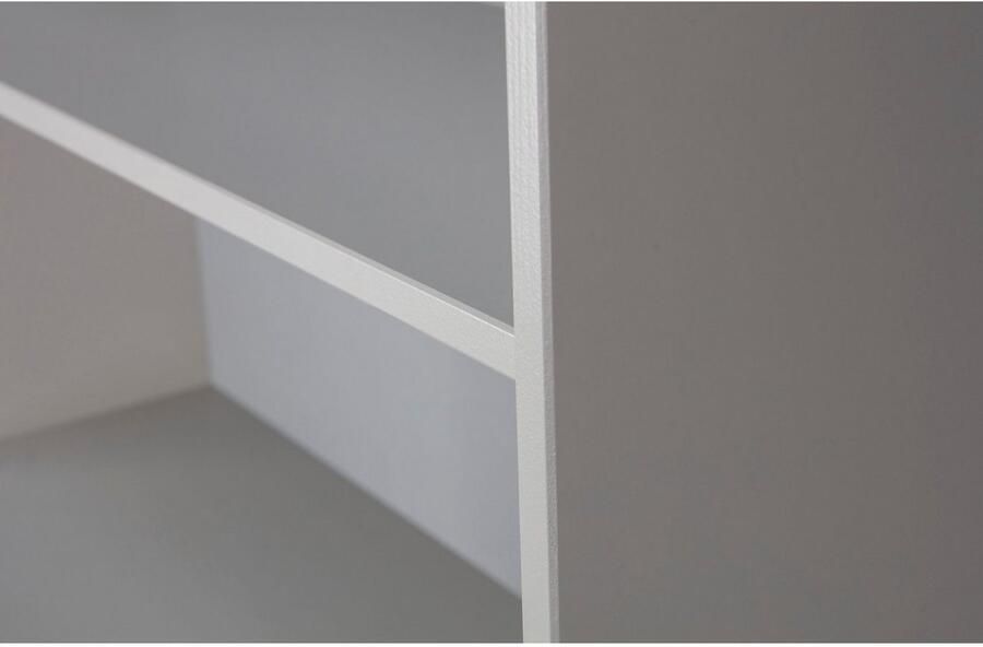 WOOOD | Madu Boekenkast Grenen Wolkengrijs | Woonkamer meubels | BoekenkastKast - Foto 3