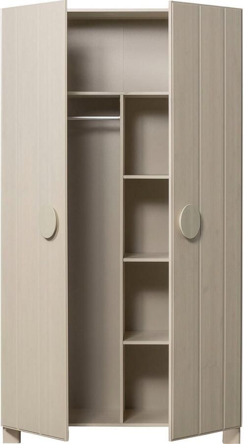 WOOOD Multifunctionele kast Noah Opbergkast Hal kast met kledingstang h 200 cm x b 110 cm - Foto 6