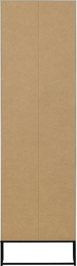 WOOOD | Silas Hoge Kast Geborsteld Grenen Dust | Woonkamer meubels | BergkastKast - Foto 7