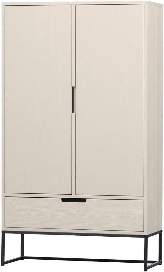 WOOOD | Silas 2-deurs Kast Geborsteld Grenen Dust | Woonkamer meubels | BergkastKast - Foto 6