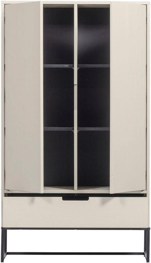 WOOOD | Silas 2-deurs Kast Geborsteld Grenen Dust | Woonkamer meubels | BergkastKast - Foto 7