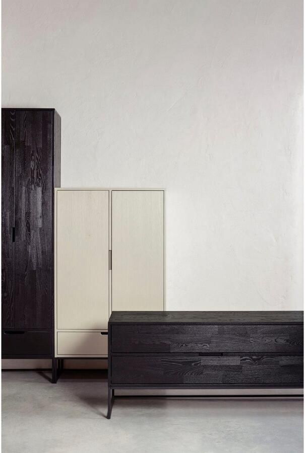 WOOOD | Silas 2-deurs Kast Geborsteld Grenen Dust | Woonkamer meubels | BergkastKast - Foto 5