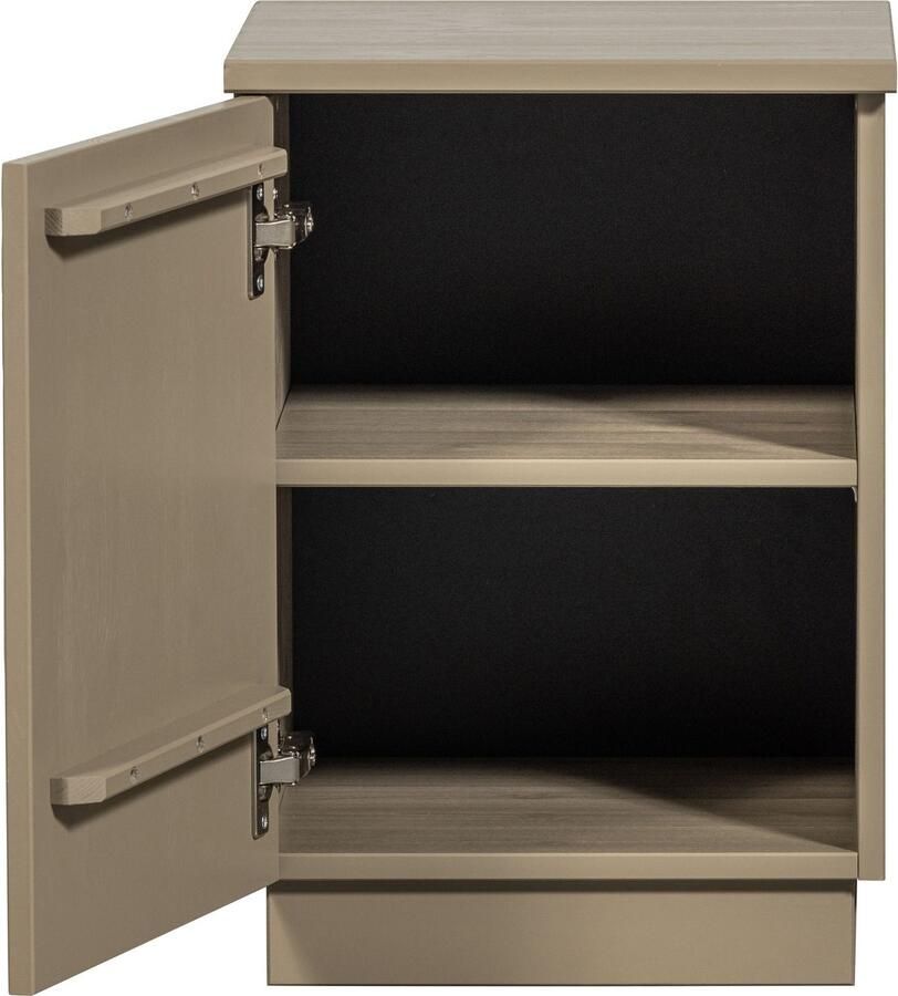 WOOOD Nachtkastje Teo 3d-effect belastbaar tot 15 kg push-to-open functie breedte 36 cm - Foto 4