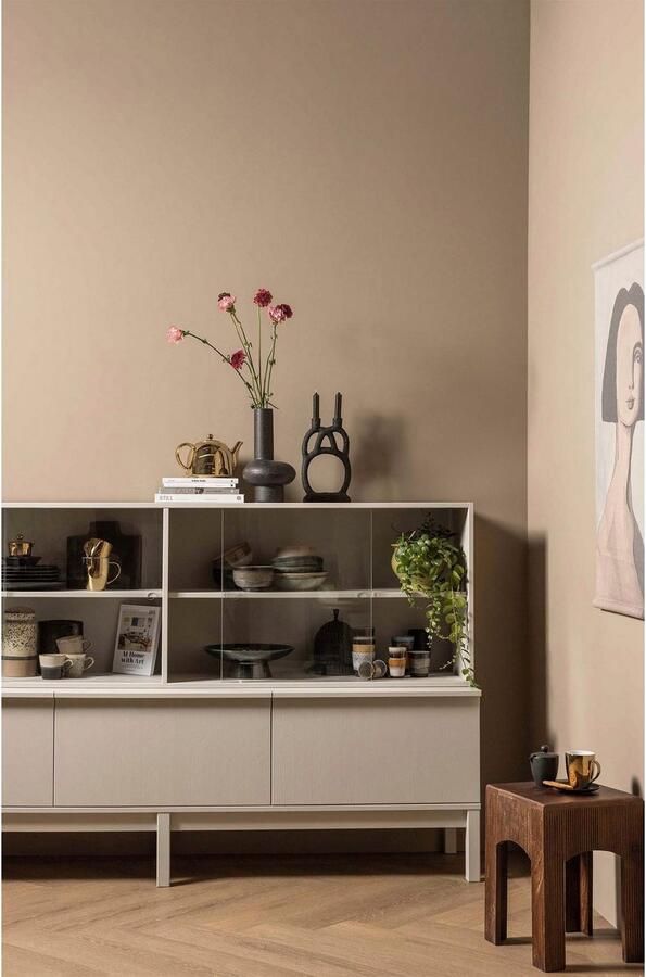 WOOOD Opzetkast Klink met doorzichtige schuifdeuren h 60 cm x b 200 cm - Foto 4