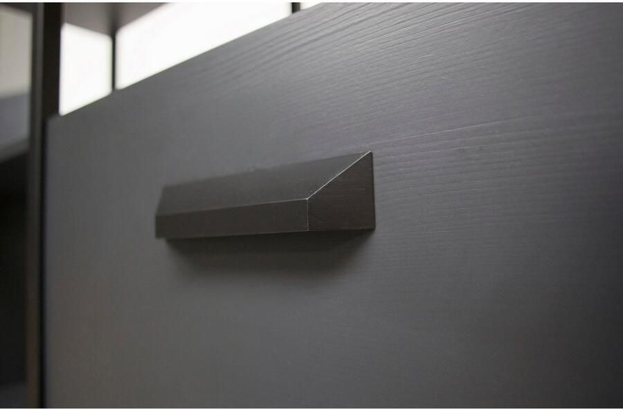 BePureHome Legacy Vakkenkast Hout Metaal Zwart 220x123x45 - Foto 3