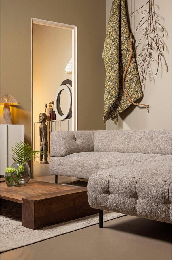 WOOOD Exclusive | Cuno Salontafel Laag Hout Donkerbruin | Woonkamertafels | Salontafel - Foto 3