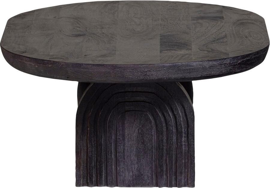 WOOOD Exclusive | Steppe Salontafel Mango Hout Zwart | Woonkamertafels | Salontafel - Foto 5