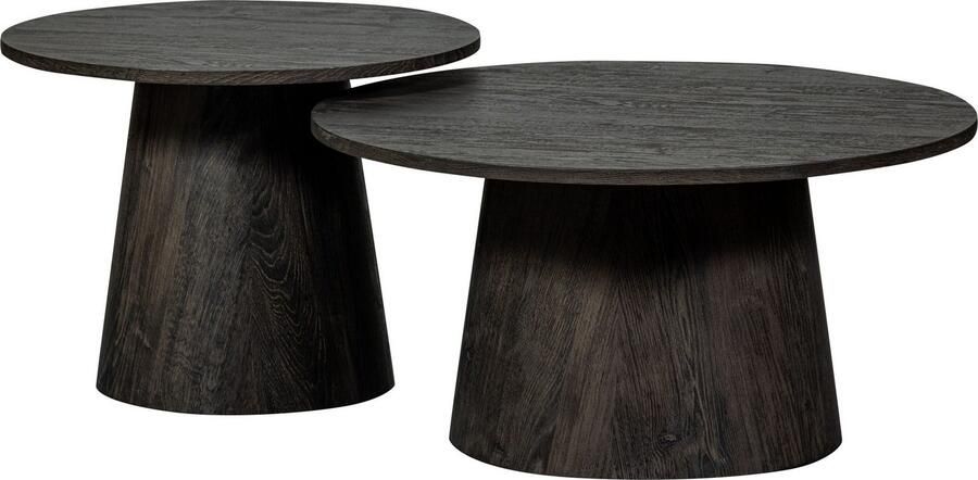 WOOOD Salontafel Venlo ronde vorm belastbaar tot 25 kg h 40 cm x ø 80 cm