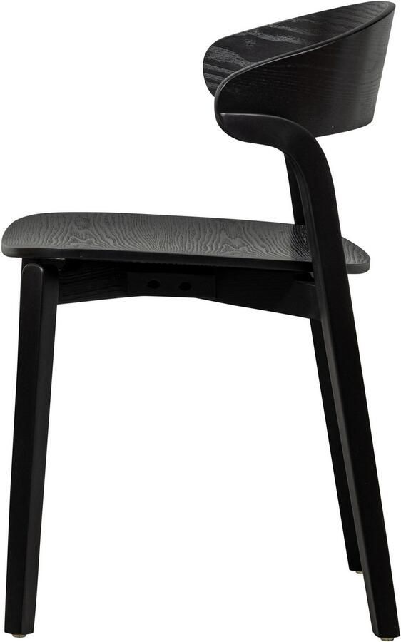 WOOOD Stoel Cras Eetkamerstoelen van essenhoutfineer (set 2 stuks) - Foto 6