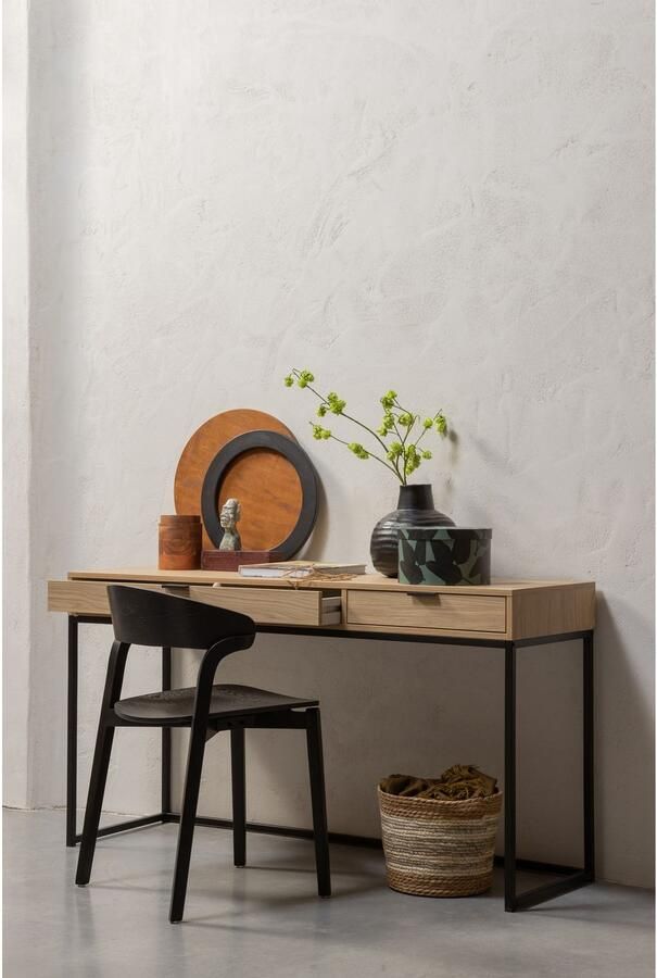 WOOOD Stoel Cras Eetkamerstoelen van essenhoutfineer (set 2 stuks) - Foto 4