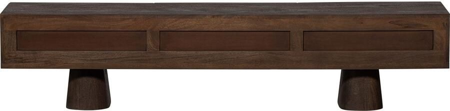 BePureHome | Crumble carved tv meubel mango walnoot | Woonkamer meubels | Tv-dressoir | Tv-meubel - Foto 3