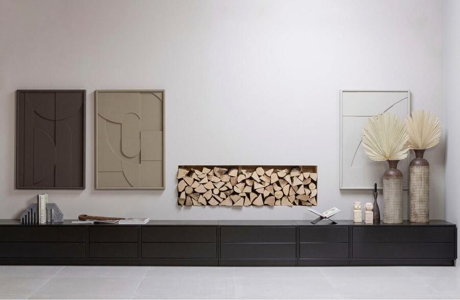 WOOOD Tv-meubel Finca TV-commode breedte 50 cm of 100 cm met 2 lades incl. moderne push-to-open functie - Foto 3