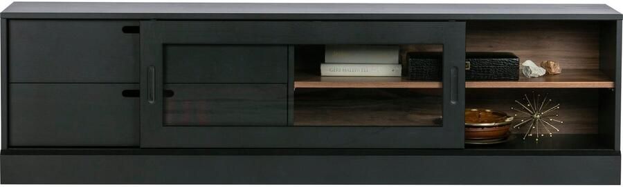 WOOOD Tv-meubel James TV-dressoir Commode glazen deur H 50 cm x B 180 cm x D 40 cm - Foto 4