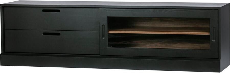 WOOOD Tv-meubel James TV-dressoir Commode glazen deur H 50 cm x B 180 cm x D 40 cm - Foto 2