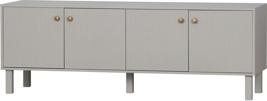 WOOOD | Madu Tv-meubel Grenen Wolkengrijs | Woonkamer meubels | Tv-dressoirTv-meubel - Foto 5