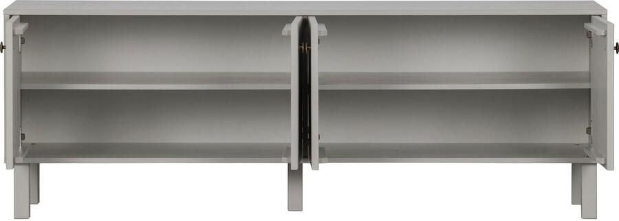 WOOOD | Madu Tv-meubel Grenen Wolkengrijs | Woonkamer meubels | Tv-dressoirTv-meubel - Foto 7