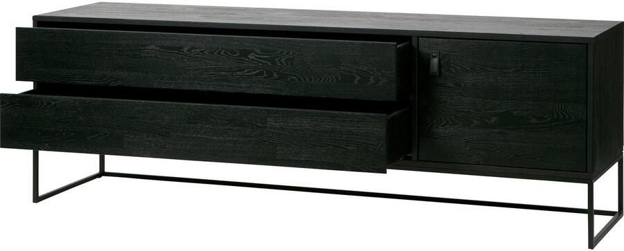 WOOOD Tv-meubel Silas TV-board Commode 2 lades en 1 deur veel opbergruimte breedte 120 of 180 cm - Foto 4