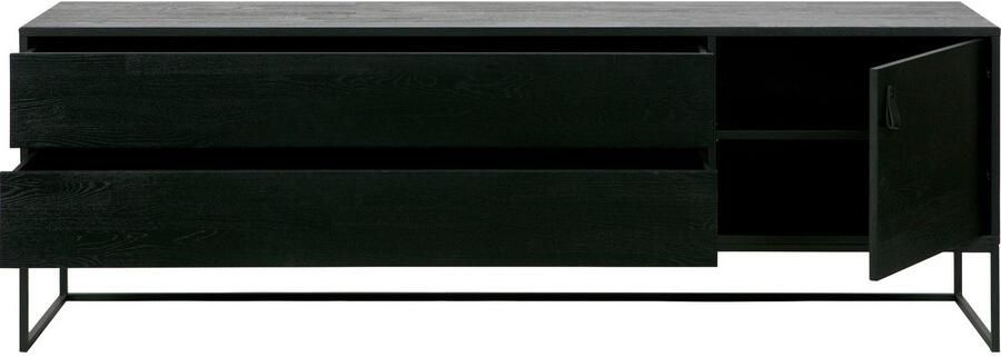 WOOOD Tv-meubel Silas TV-board Commode 2 lades en 1 deur veel opbergruimte breedte 120 of 180 cm - Foto 6