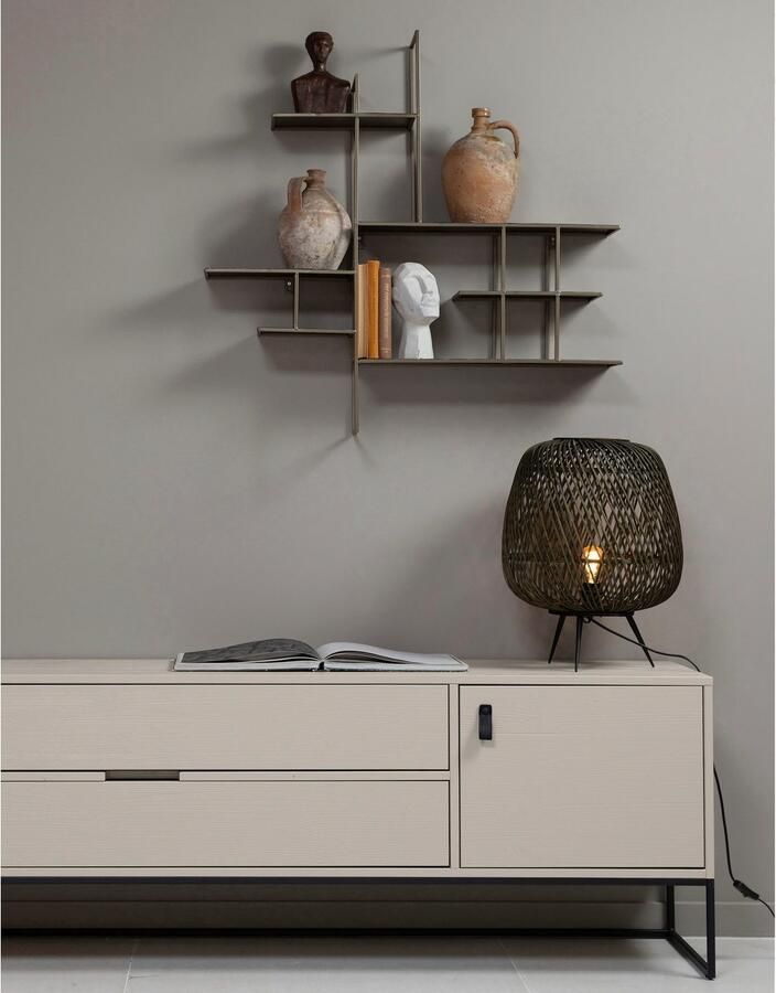 WOOOD Tv-meubel Silas TV-board Commode 2 lades en 1 deur veel opbergruimte breedte 120 of 180 cm - Foto 3