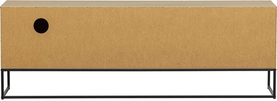 WOOOD Tv-meubel Silas TV-board Commode 2 lades en 1 deur veel opbergruimte breedte 120 of 180 cm - Foto 2