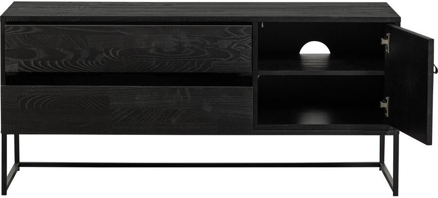 WOOOD Tv-meubel Silas TV-board Commode 2 lades en 1 deur veel opbergruimte breedte 120 of 180 cm - Foto 3