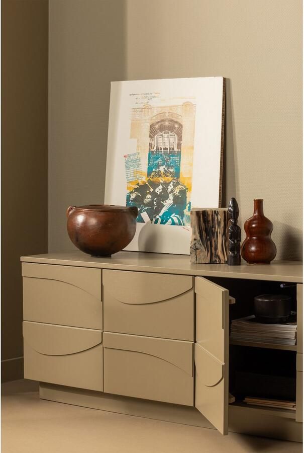 WOOOD Tv-meubel Teo TV-board met kabeldoorvoer push-to-open functie breedte 180 cm - Foto 6