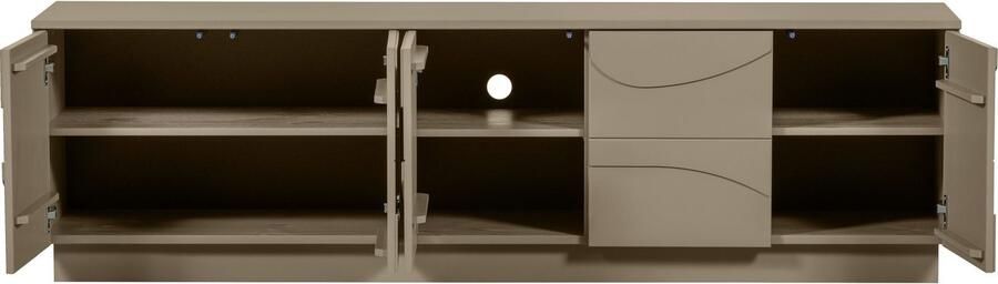 WOOOD Tv-meubel Teo TV-board met kabeldoorvoer push-to-open functie breedte 180 cm - Foto 9