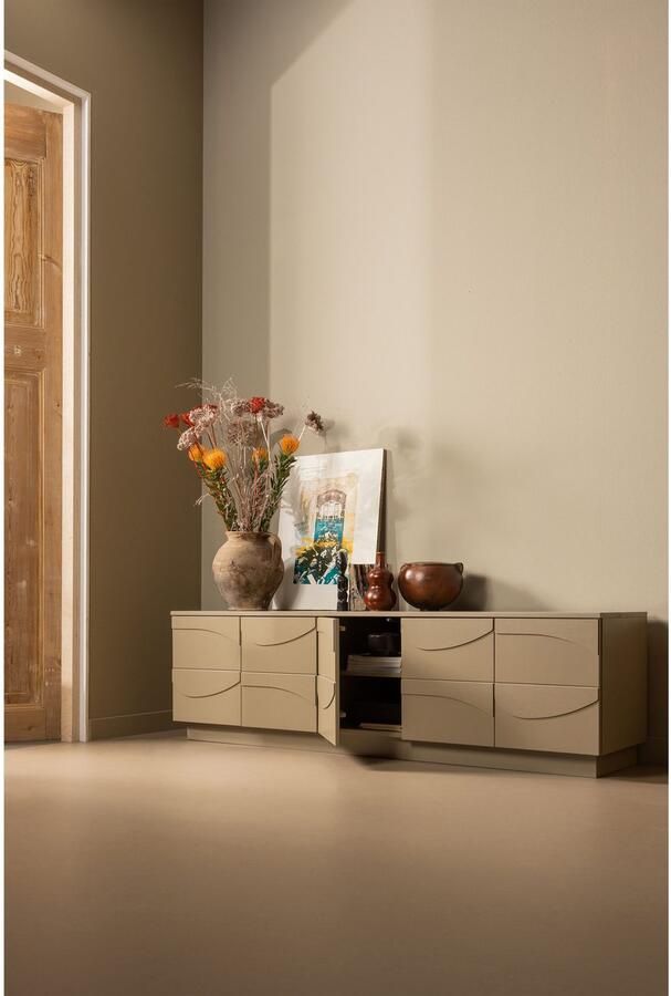 WOOOD Tv-meubel Teo TV-board met kabeldoorvoer push-to-open functie breedte 180 cm - Foto 5