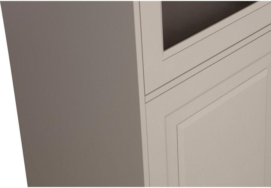 Vtwonen Chow 2 deurs vitrinekast – Grenen – Dakargrau 215x105x40 - Foto 2