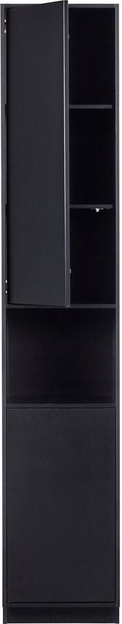 WOOOD Exclusive | Finca Opbergkast 40cm Zwart | Woonkamer meubels | BergkastKast - Foto 4