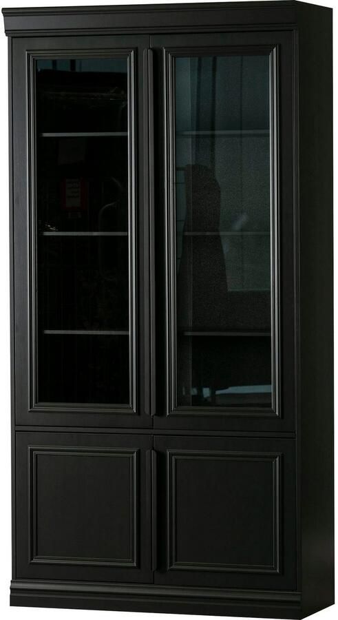 BePureHome | Organize Vitrinekast 44cm Grenen Matzwart | Woonkamer meubels | Vitrinekast - Foto 9