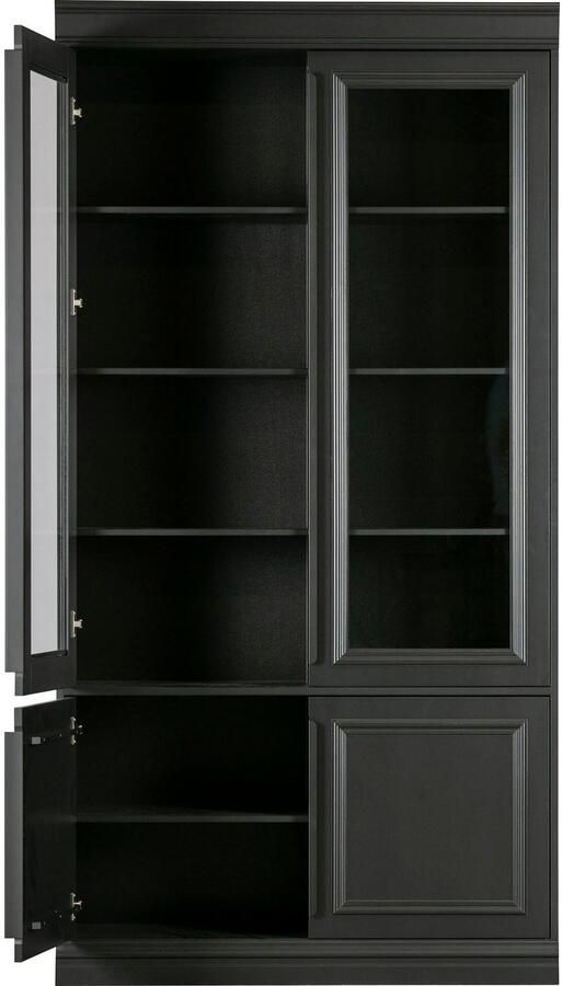 BePureHome | Organize Vitrinekast 44cm Grenen Matzwart | Woonkamer meubels | Vitrinekast - Foto 8