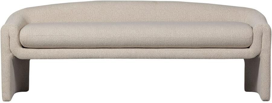 BePureHome | Zone bankje beige | Zitmeubels eetkamer | Eetkamerbank - Foto 5