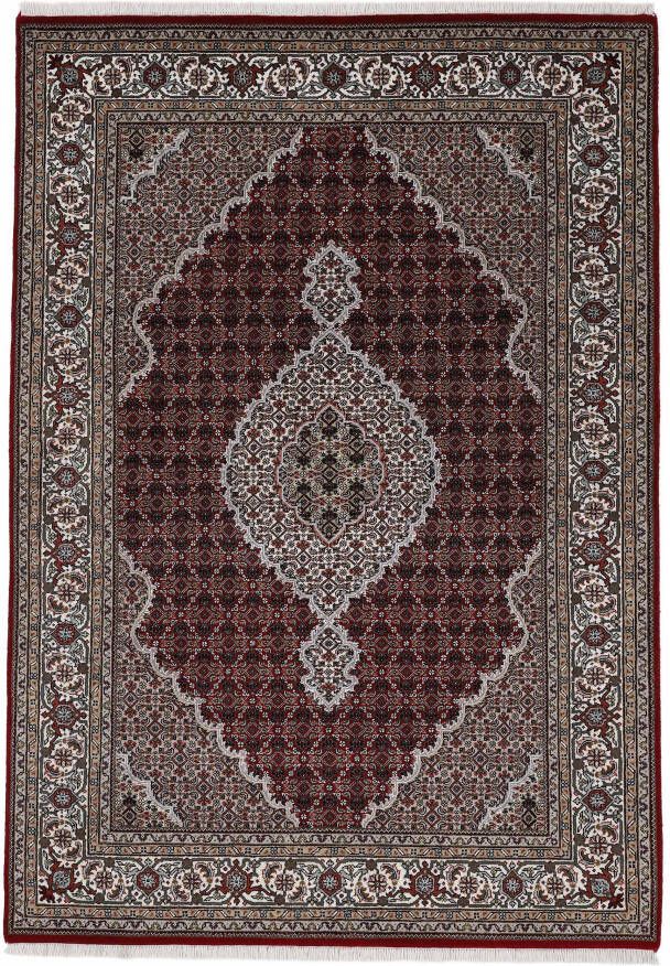 Woven Arts Oosters tapijt Tabriz Mahi met de hand geknoopt woonkamer zuivere wol