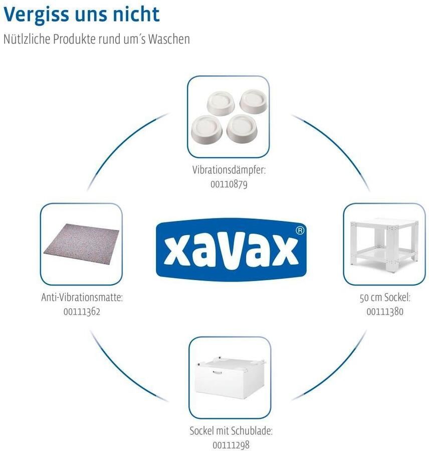 Xavax Onderbouwsokkel Sokkel 60 x 60 x 40cm Wasmachine Wasdroger Sokkel voor huishoudelijke apparaten verstelbaar - Foto 17