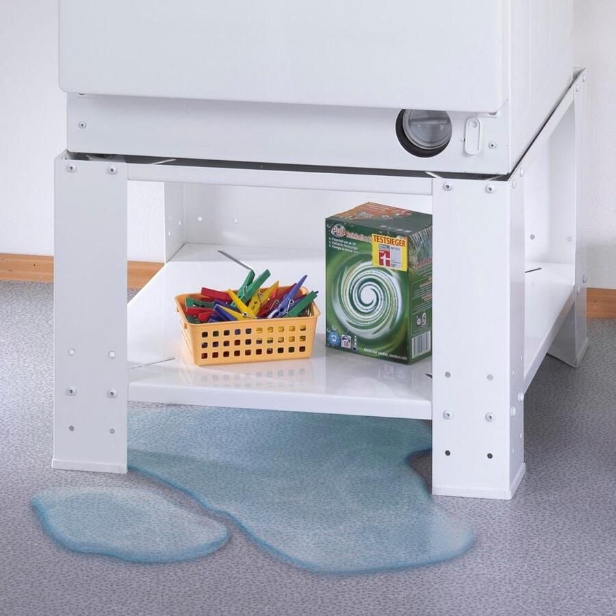 Xavax Onderbouwsokkel Sokkel 60 x 60 x 40cm Wasmachine Wasdroger Sokkel voor huishoudelijke apparaten verstelbaar - Foto 6