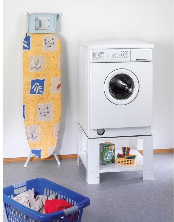 Xavax Onderbouwsokkel Sokkel 60 x 60 x 40cm Wasmachine Wasdroger Sokkel voor huishoudelijke apparaten verstelbaar - Foto 20