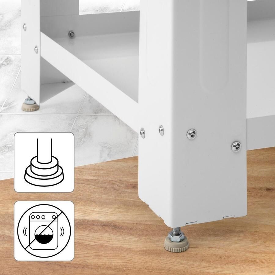 Xavax Onderbouwsokkel Voet onderstel 60 x 60 x 50 cm voor wasmachine wasdroger