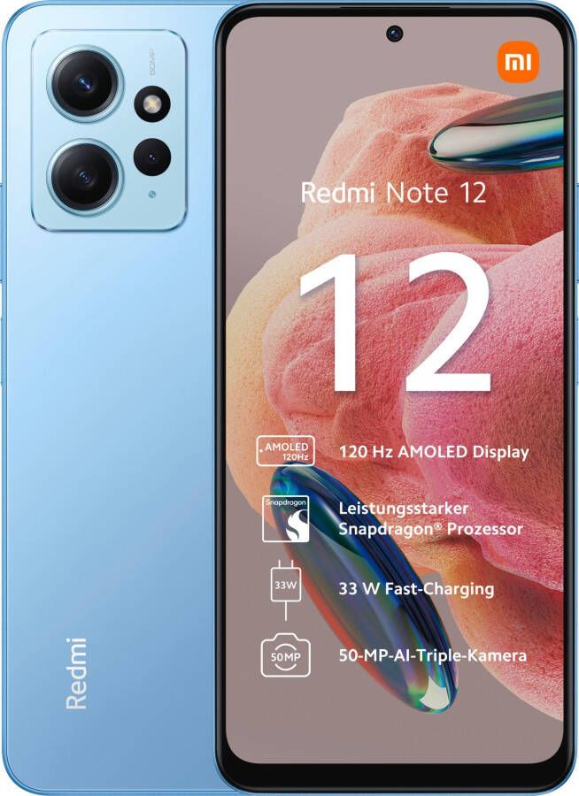 Xiaomi Redmi Note 12 128GB Ice Blue | Android smartphones | 6941812717479