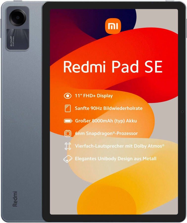 Xiaomi Redmi Pad SE 4 + 128GB Grafietgrijs | Android tablets | Telefonie&Tablet Tablets | 6941812740408