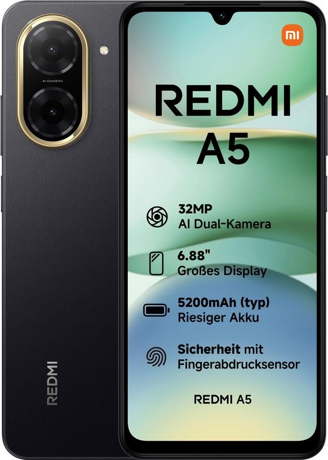 Xiaomi Redmi A5 64GB Zwart 4G