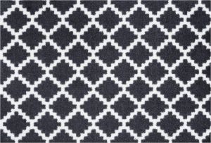 Zala Living Mat Elegance Geschikt voor binnen en buiten ruitendesign robuust gemakkelijk in onderhoud wasbaar antislip balkon ingang