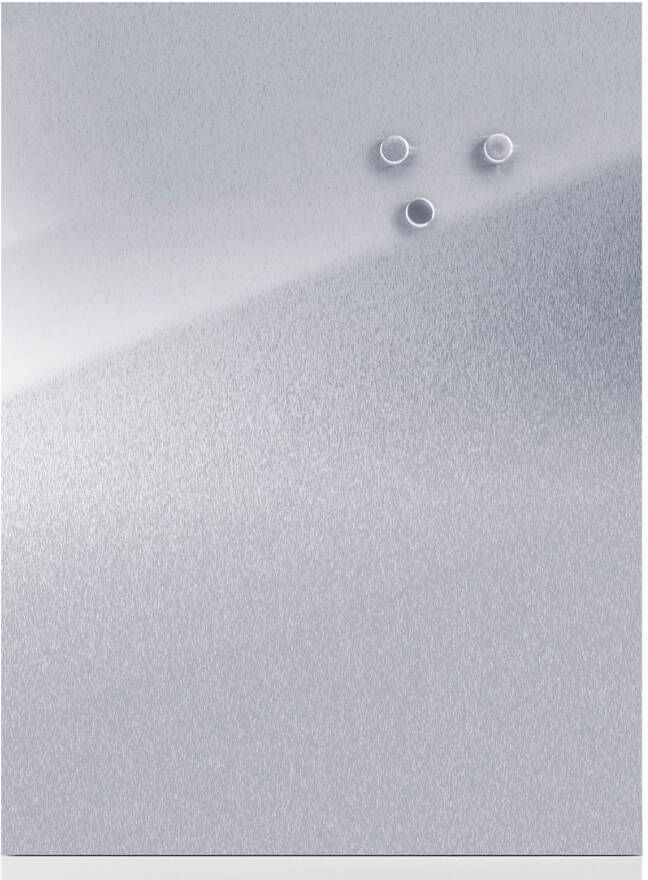 Zeller Present Magneetbord gemaakt van roestvrij staal