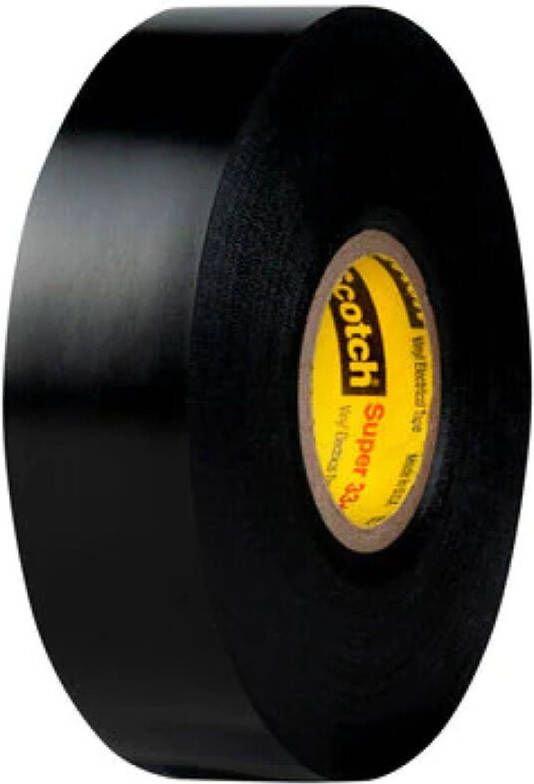 3M ™ Scotch Super 33+ Vinyl Electro-isolatieband 19x0.18mm X 20m Zwart 33 1920