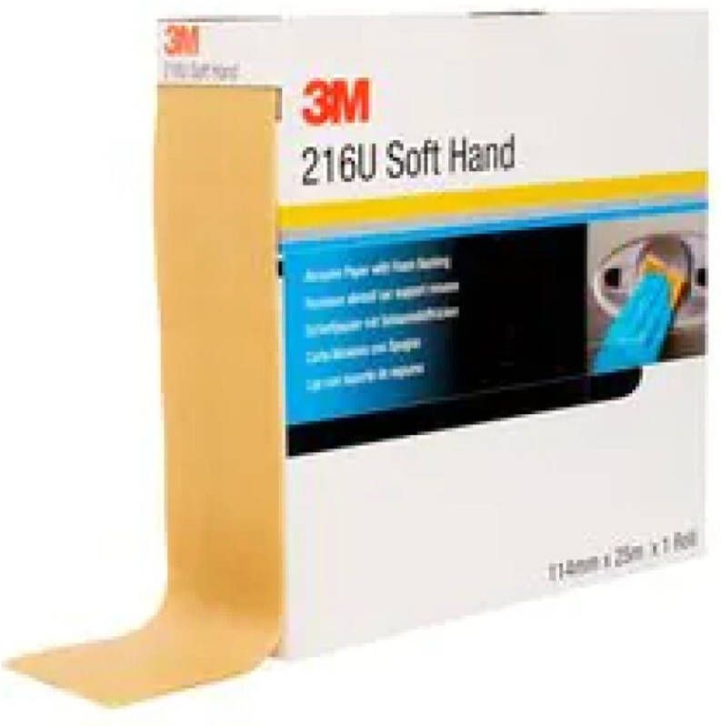 3M ™ Soft Handvellen Op Rol 216u Precut 114mmx25m P180 50331