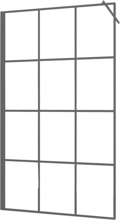 Allibert Inloopdouche Loftgame 120 X 200cm Gun Metal Profiel 8 Mm Helder Glas