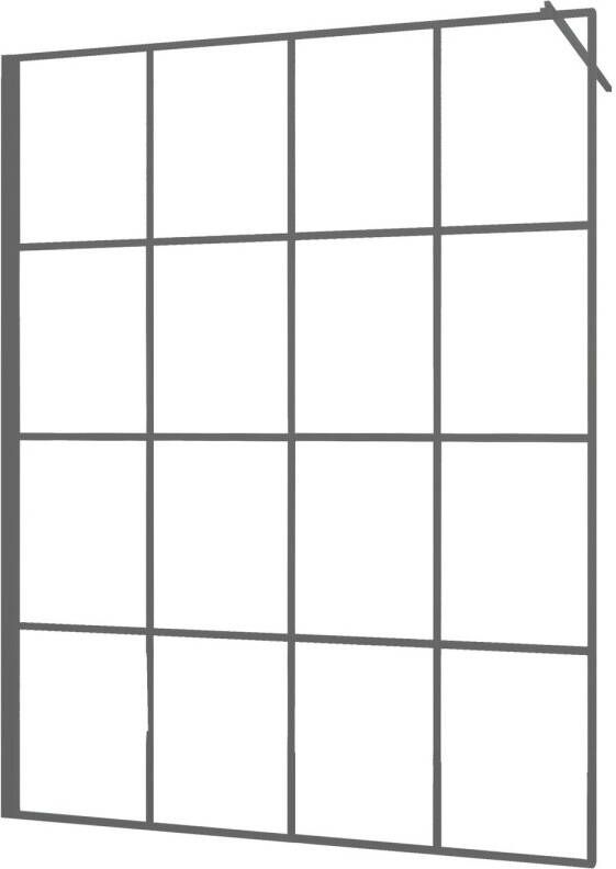 Allibert Inloopdouche Loftgame 160 X 200cm Gun Metal Profiel 8 Mm Helder Glas