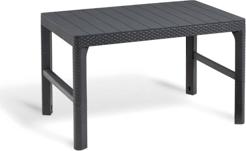 Allibert Lyon Tuintafel 116x71 5x66 40 Cm Grafiet