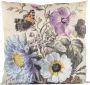 Anna's Collection buitenkussen bloem wit paars 60 x 60 cm Water en UV bestendig - Thumbnail 2