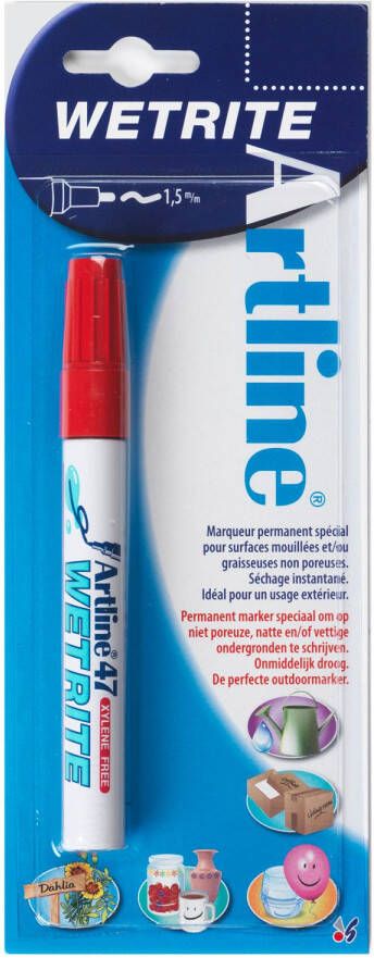 Artline Permanente Marker Wetrite 47 Zwart 1 5mm